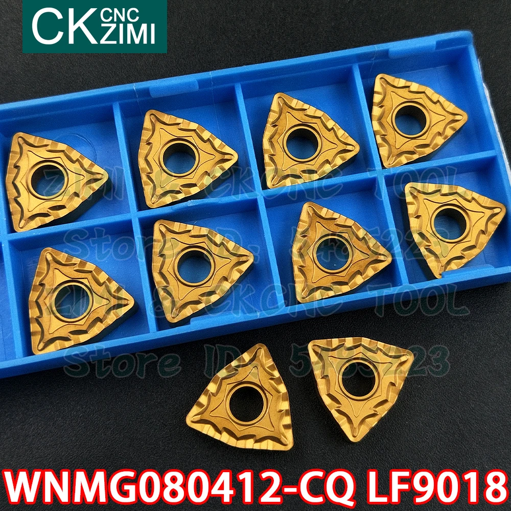 WNMG080412-CQ LF9011 WNMG080412-CQ LF9018 Carbide Dạng Bên Ngoài Biến Miếng Dụng Cụ Kim Loại CNC Tiện Dụng Cụ WNMG Cho Thép Không Gỉ