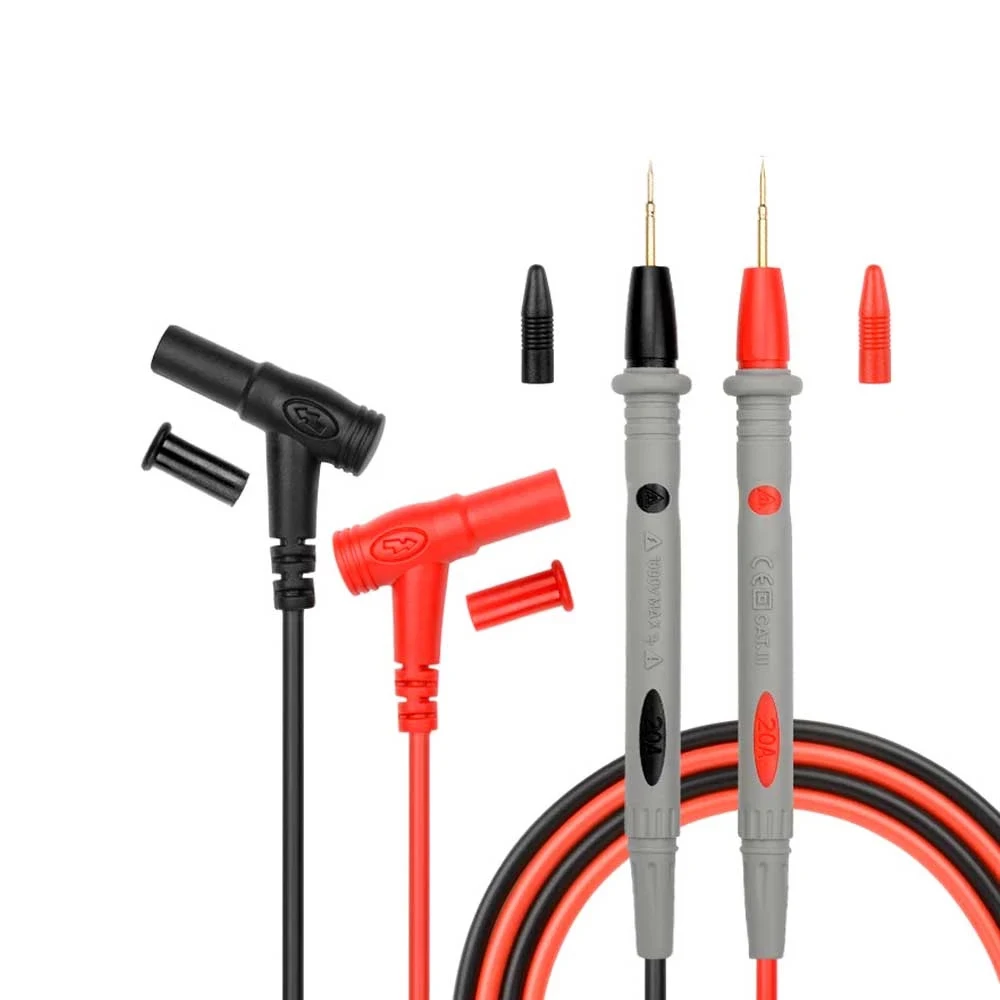 Probes For Multimeter 20A 1000V Probe Test Leads Pin For Digital Multimeter Needle Tip Multi Meter Tester Lead Wire Pen Cable