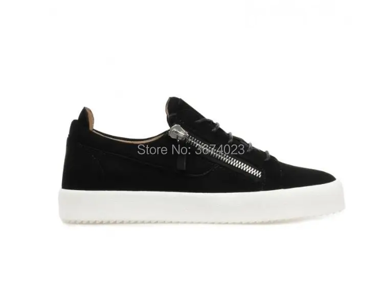 Qianruiti Zapatillas Hombre Men Casual Sneakers Rubber Sole Thick Flats Black Beige Suede Sneaker Low Top Casual Shoes