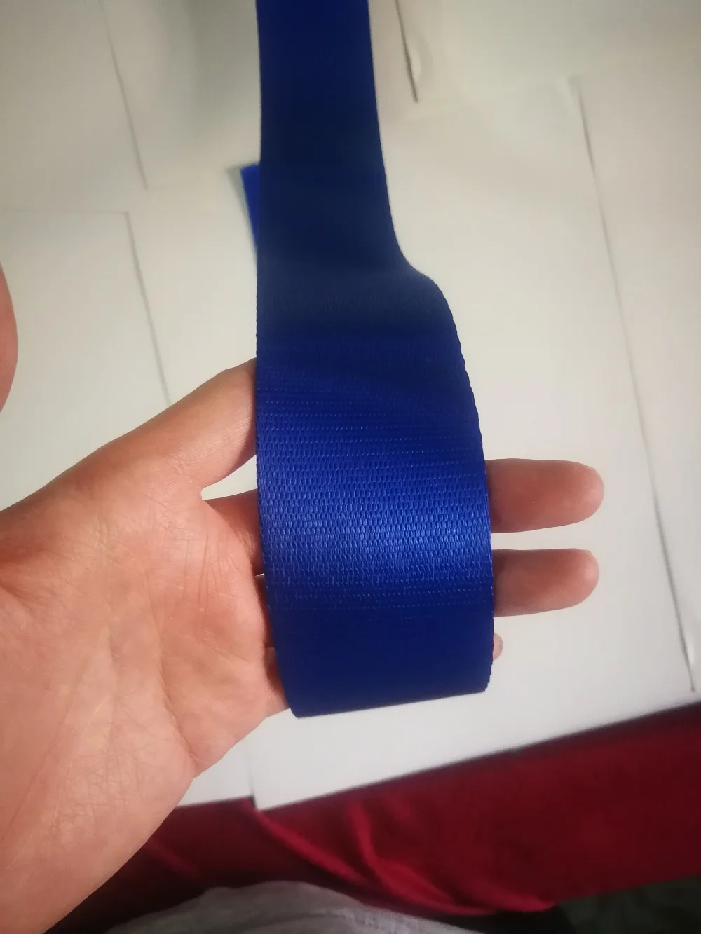 3M-30M Blue European Standard Car Seat Belt Webbing  Car Personalized Modification Seat Belt Webbing Car Accessories