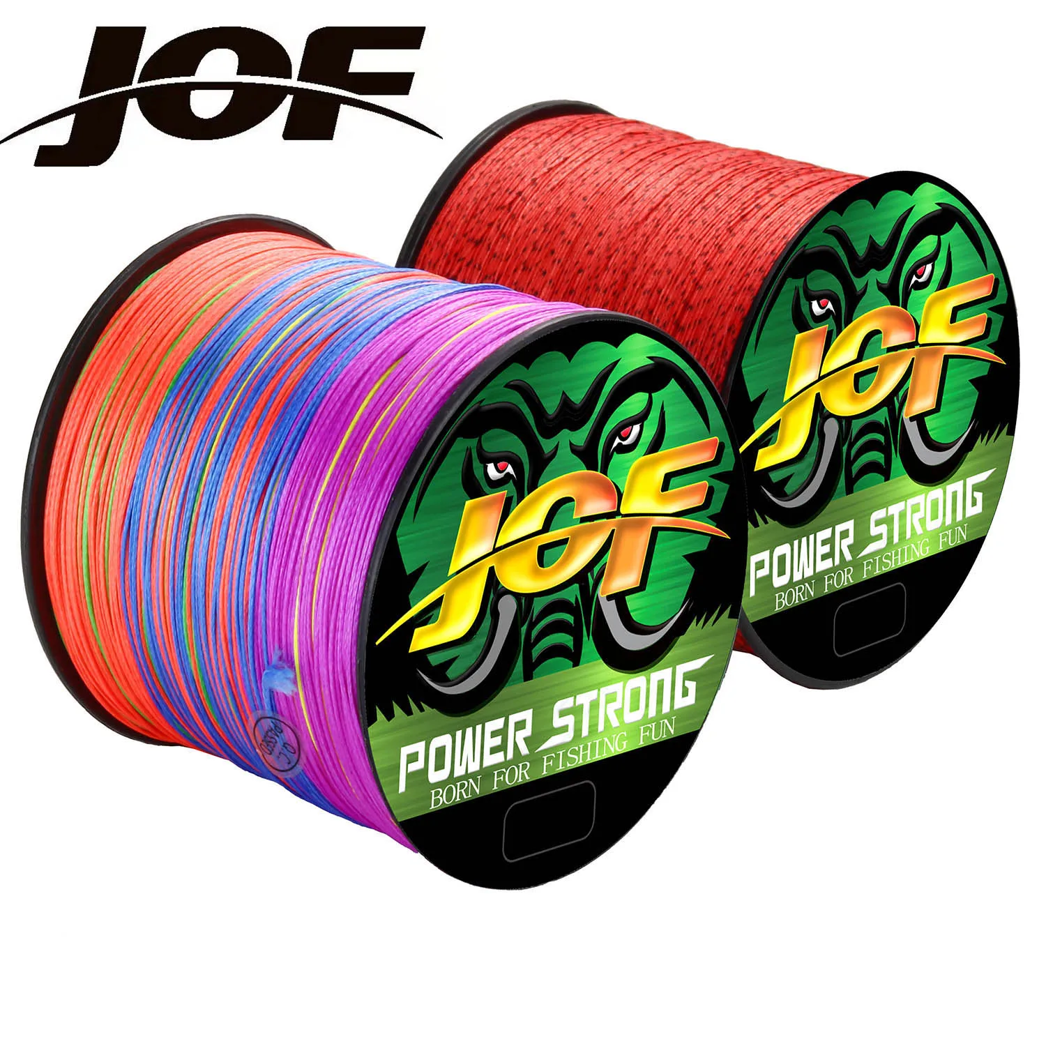 

JOF New 8 Strands 100% PE Fishing Line 300M 500M Japanese Multifilament Carp Braided Wire Super Strong Woven Thread Tackle