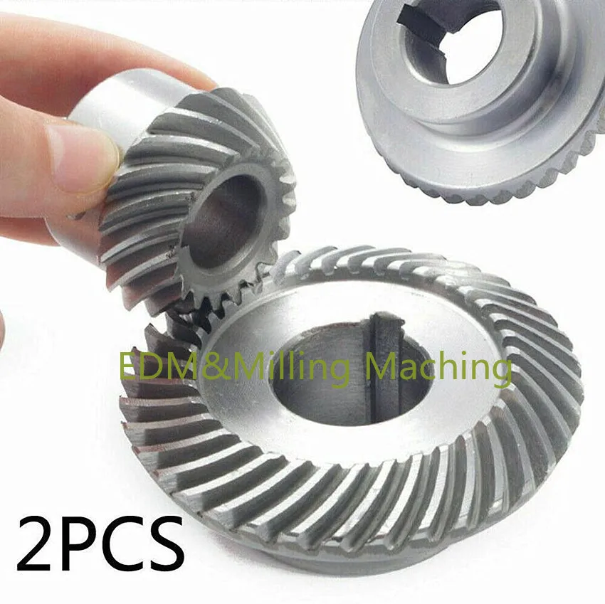 

2PCS/Set CNC Milling Machine Accessories Tool Lifting Gear C77+96 Helical Mill Gear For Bridgeport Mill Part