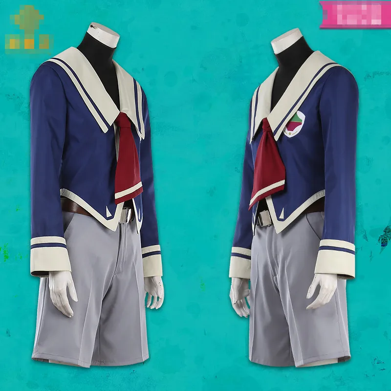 The Anime SK EIGHT cos Chinen Miya customized School uniform  cosplay costume