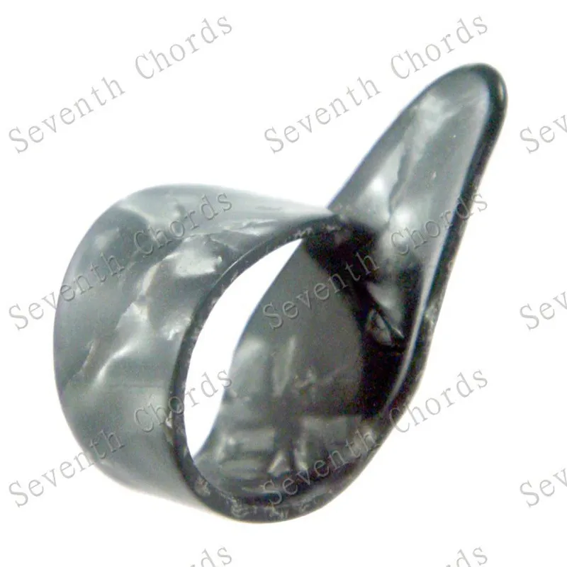 Zelluloid-3-Finger-Picks, 1 Daumen-Pick als Set, Gitarren-Picks, Plektren, Gitarren-Zubehör, Teile – Detail 10