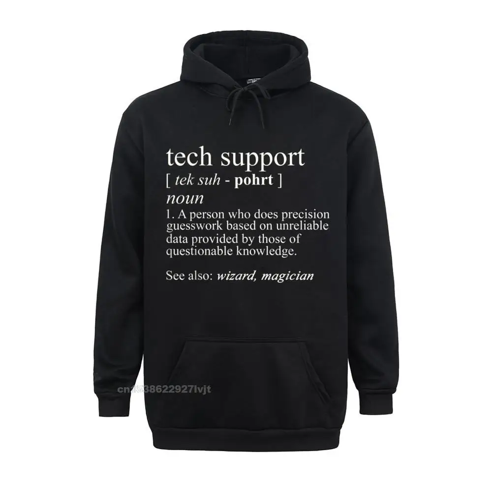 Tech Support Definition Shirt Funny Cute Computer Nerd Hoodie Cotton Men Streetwear Personalized Tops Shirts Wholesale Design