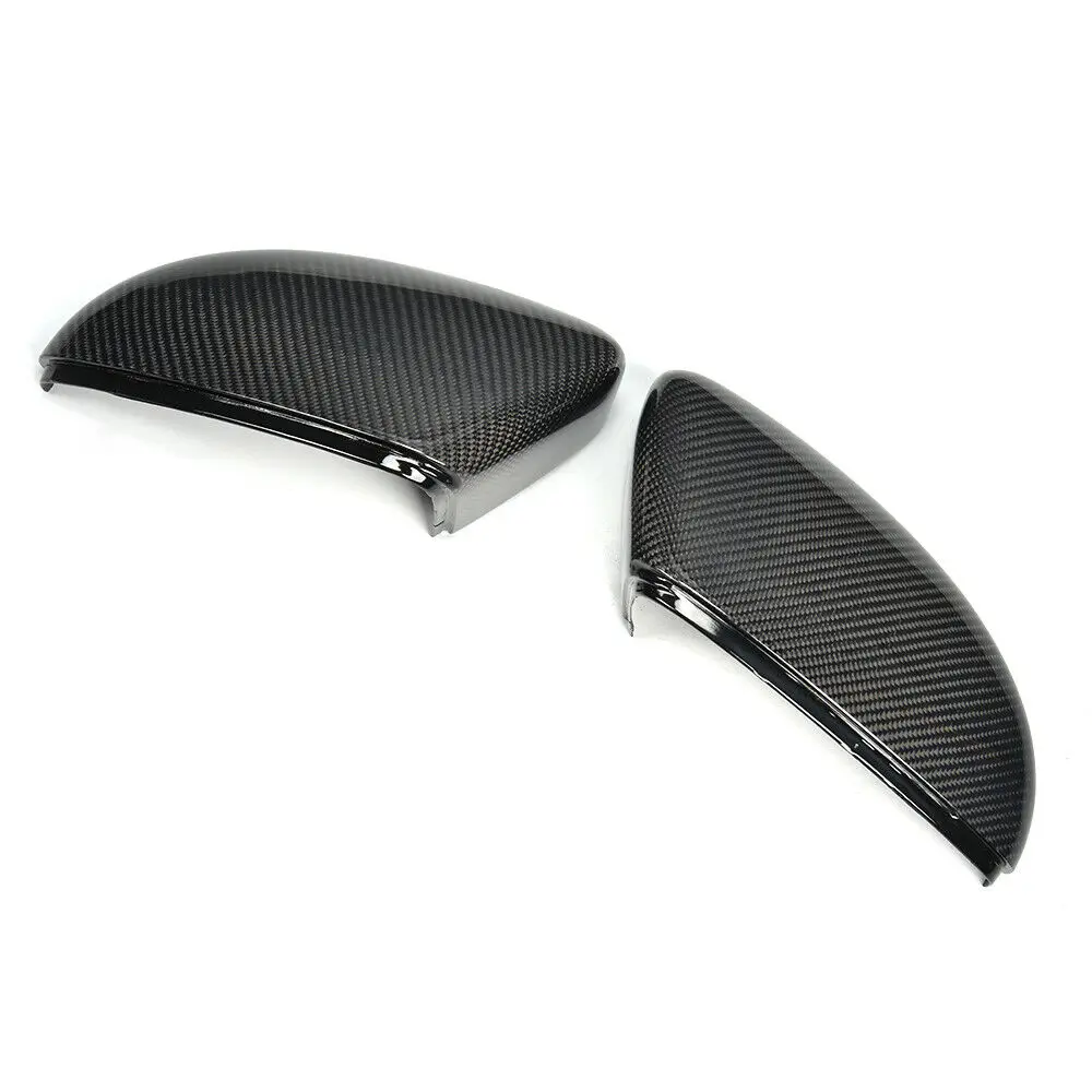 Carbon Fiber Rear View Mirror Cover Caps Fit For Volkswagen CC Passat Fit For VW Scirocco Beetles 2010-up Replace style