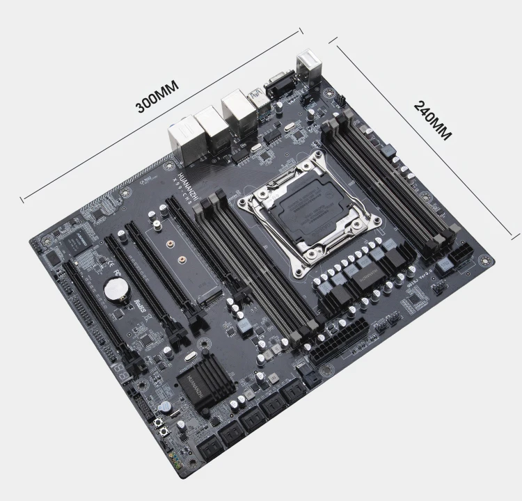 Imagem -05 - Huanananzhi-placa-mãe X99-ch8 Lga20113 x4 3.0 U.2 Mais M.2 Nvme Ssd Slot Saída de Vídeo Vga Ddr4 Pciex16 Pciex8 Server 3d Render