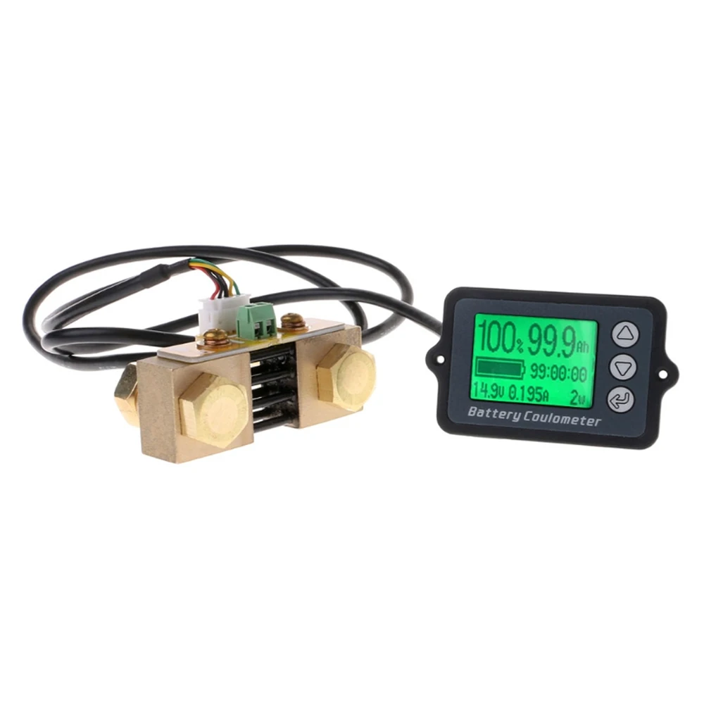 TK15 80V  50A 100A 350A Coulometer Digital Power Display Lithium Iron Phosphate Capacity Detector Battery Capacity Tester