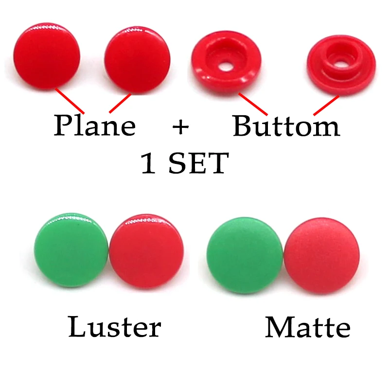 St.Lucas Fastener plastic Snap Button T3 T5 Resin Button Press Stud for Baby Children\'s clothes handmade DIY accseeory scrapbook