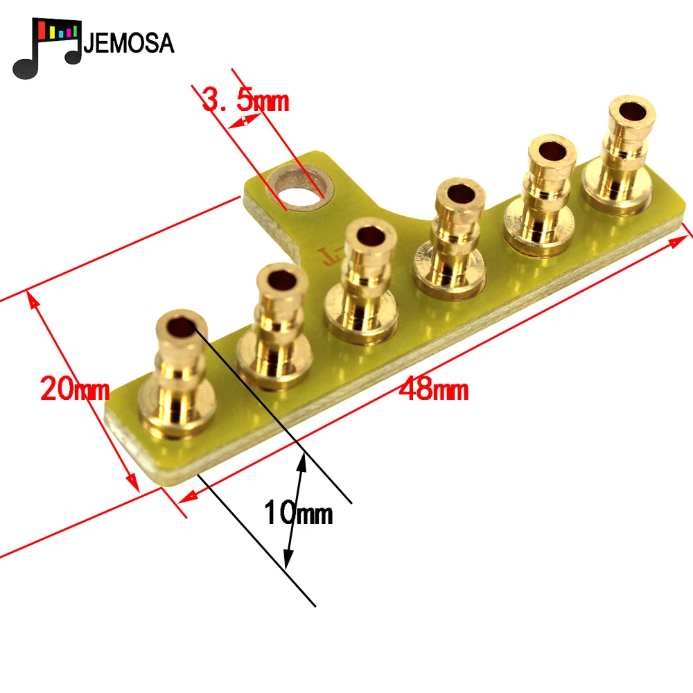 5PCS DIY Audio Tag Strip Tag Board Turret Board Terminal Lug Board Gold Plate For Audio Vintage Tube Amplifier Turret Board