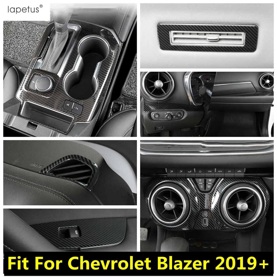 

Gear Shift Panel / Window Lift / Dashboard Frame Strip / Central Air AC Cover Trim Accessories For Chevrolet Blazer 2019 - 2023