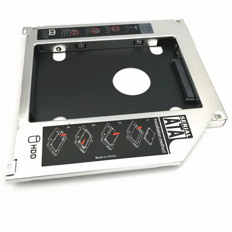 Caddy expand memory storage for Apple Macbook Pro 2nd HDD Hard Drive Caddy Module Tray SATA 9.5mm