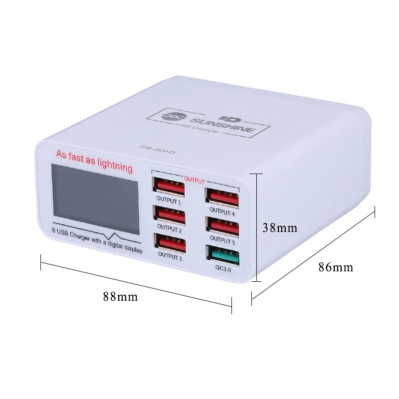 NEW Multiport USB Fast Charger Phone Repair Tools for iPhone iPad Samsung Smartphone Repair Tool Kit Outillage AC100-240V