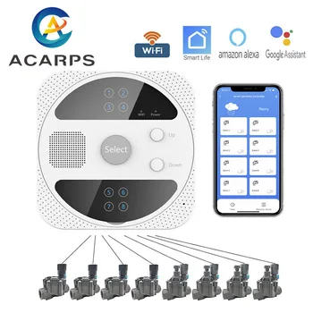 WiFi Smart Voice Irrigation Controller Intelligent Irrigation Solenoid Valve Watering System Garden Irrigation Timer