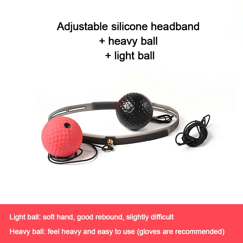 Head-mounted Boxing Training Ball Reaction Elastic Ball Speed Ball Decompression Magic Ball Home Training Reaction Ball