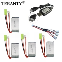 7.4V 850mah bateria lipo zestaw z ładowarką do 9300 9301E 9302E 9303E 9034E 9305E pilot 4WD szybki samochód terenowy RC