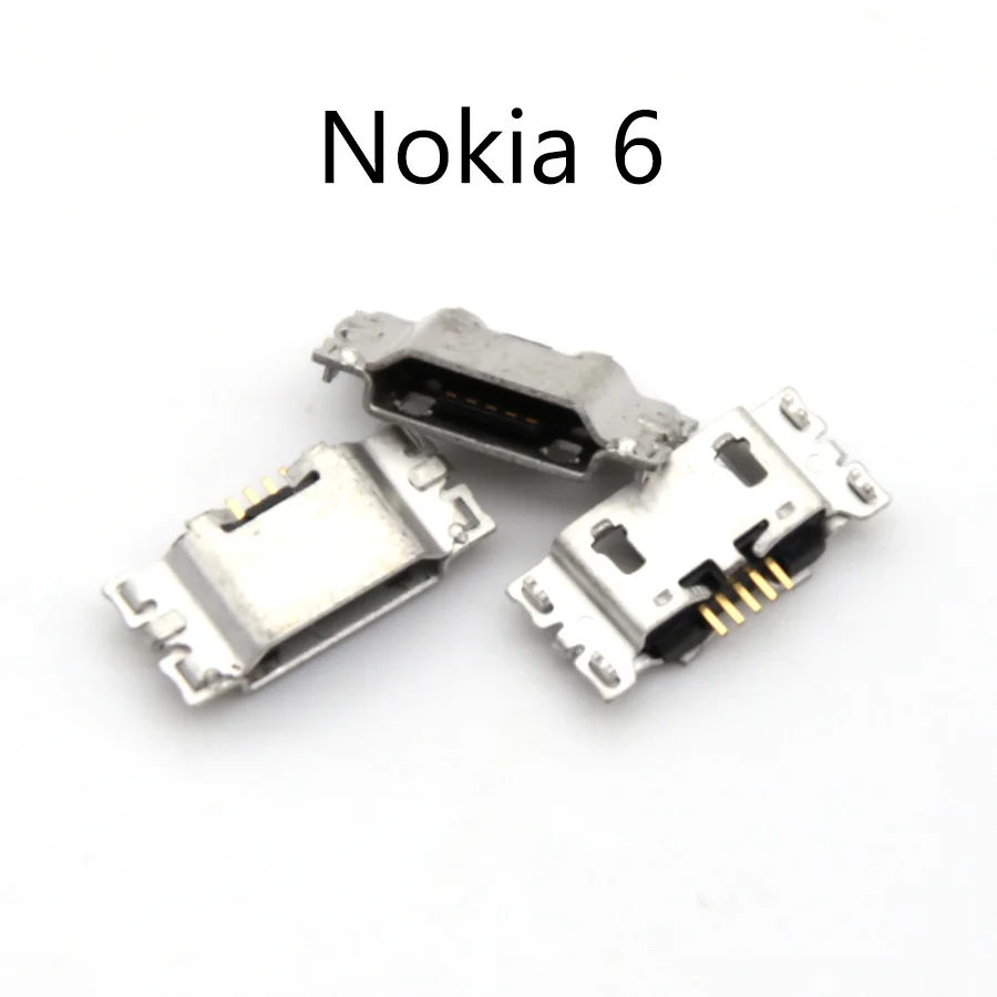 1PC Type-C USB Charging Tail Plug Charging Connector Jack Port For Nokia 3 6 7 Plus 8 6.1 7.1 5.1 Plus X5 X6 X7