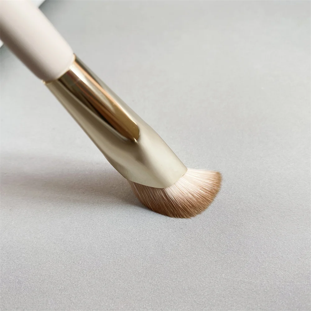 Liquid Touch Foundation & Concealer Makeup Brush - Unique Fingertips Shape Soft Bristles Perfect Sculpt Highlight Cosmetics Tool