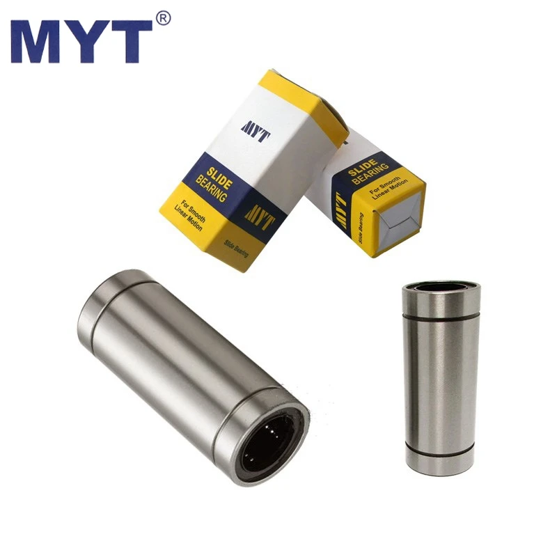 10pcs MYT precision Linear Bearing LM6LUU LM8LUU LM10LUU LM12LUU LM16LUU Long Type linear motion bushing CNC shaft parts