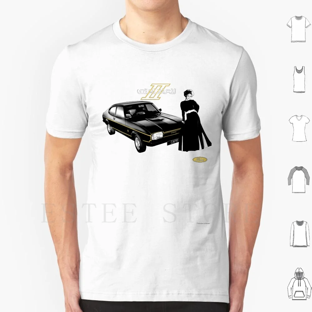 Camiseta Capri Ii S de algodón para hombre, estampado artesanal, Capri Coupe, deportes, Hatchback, Boy Racer, Hot Hatch Escort Xr3 Fiesta Xr2 Cortina Sierra