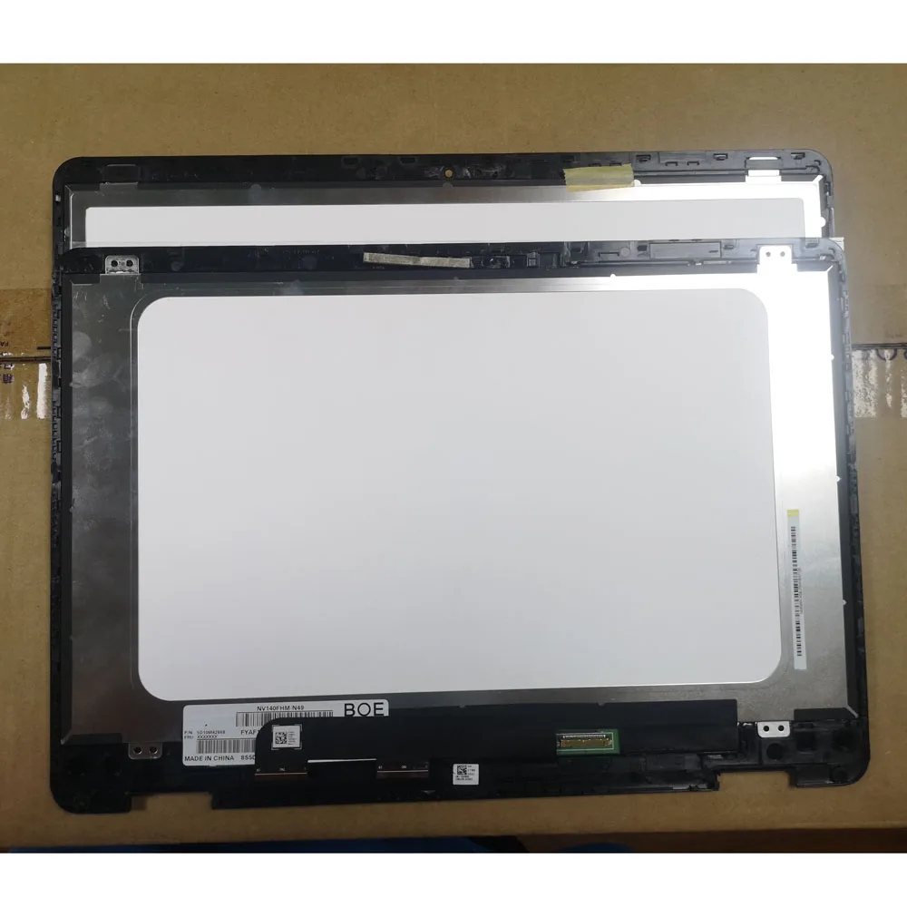 Imagem -06 - para Asus Vivobook Flip 14 Tp410ua Tp410u Tp410 Tp401 Tp401m Tp401n Lcd Tela de Toque com Quadro 1366x768 1920x1080 14