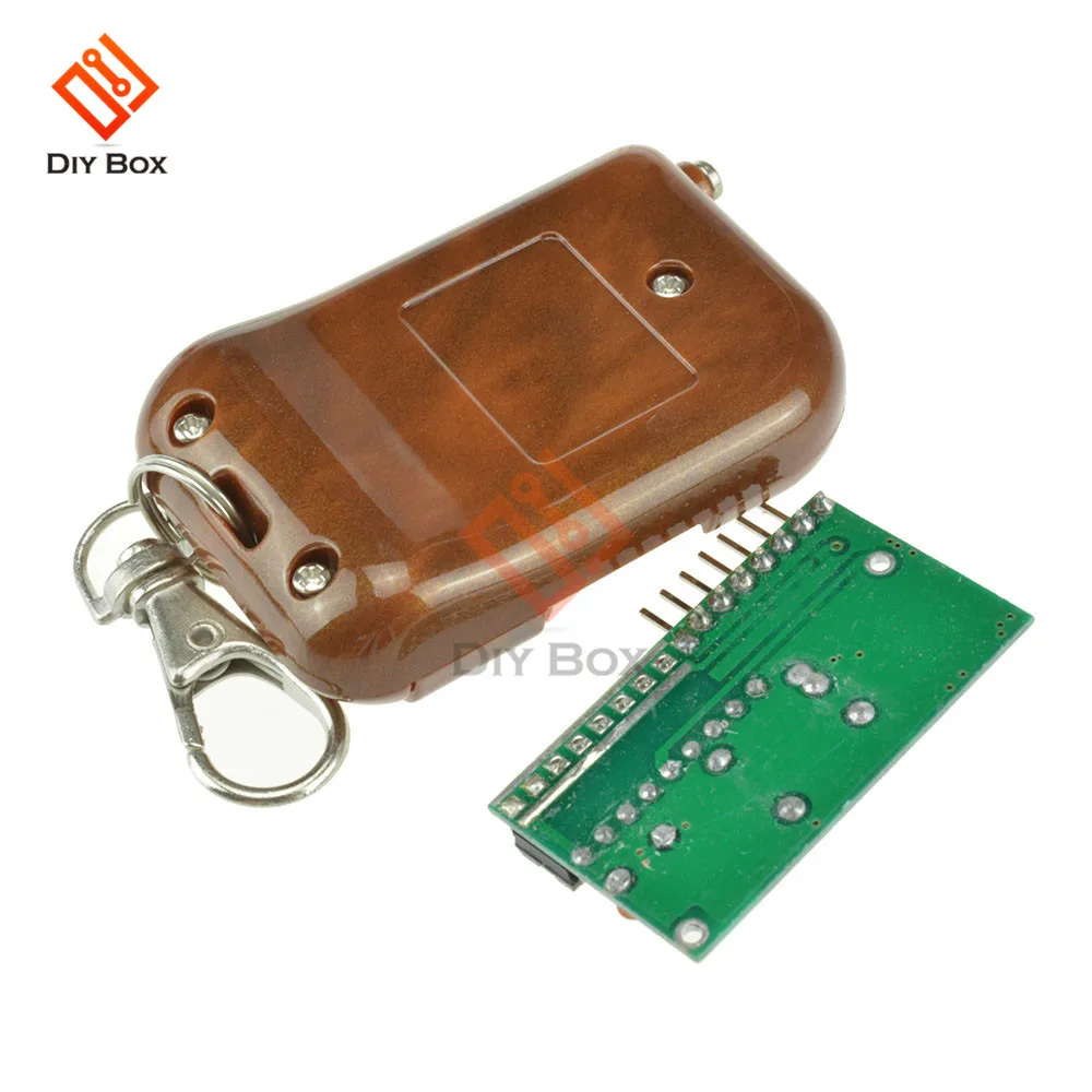 IC 2262 2272 433MHZ Four Ways 4 CH Key Wireless Remote Control Module Kit ASK Decoding Receiver Board For Arduino