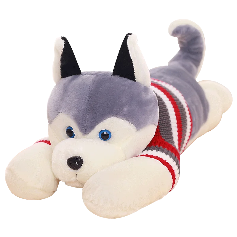 

Dorimytrader Hot Plush Soft Jumbo Simulated Animal Husky Dog Toy Stuffed Cute Giant Doll Nice Kid Gift Free Shipping DY61135