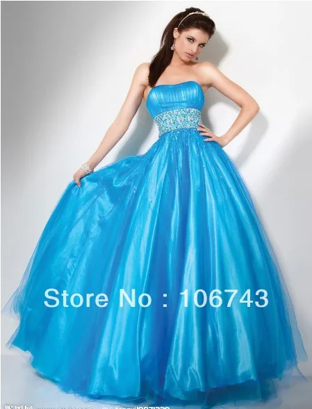 Vestido 15 2021 جديد تصميم الساخن Vestido دي فيستا Formales أنيقة الكرة الزفاف Besded الأزرق فتاة حزب ثوب Quinceanera فساتين