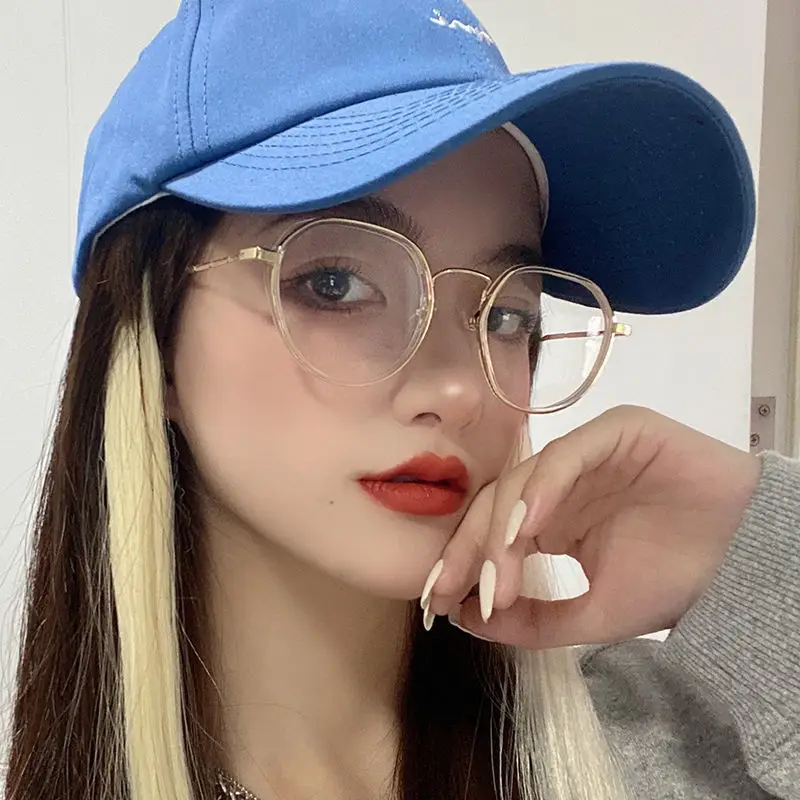 High-quality large frame glasses Myopia Glasses Women Men Nearsighted Eyewear Anti blue light Glasses with Diopters Minus -1.0