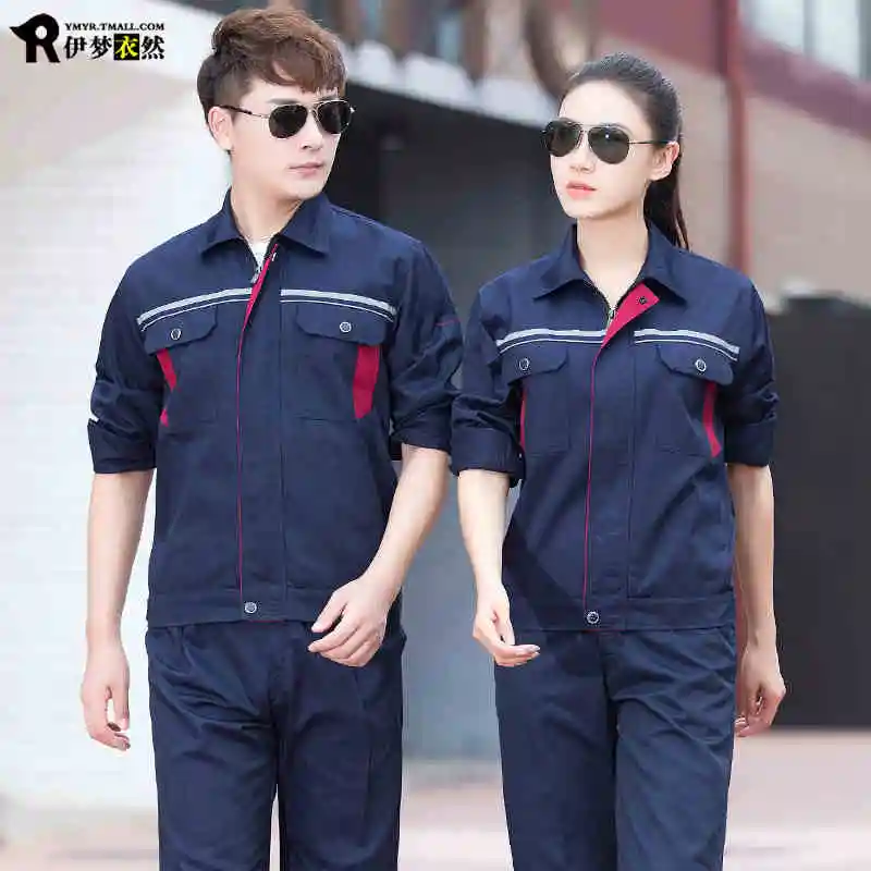 Work Clothing Wear Resistant Workwear Clothes Set Male Female Workshop Factory Uniform Work Clothes Repair Men Coveralls Suit