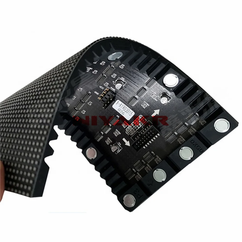 P4 Flexibele Led Screen Panel Module 256*128Mm 64*32 Pixels 1/16 Scan Indoor Full Color 4mm Soft Led Display