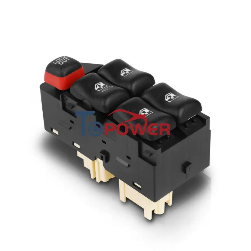 مفتاح قفل نافذة الطاقة الرئيسي 22610145 جانب السائق لسيارة شيفروليه كافالير صن فاير 4Dr 2000-2005 ملحقات السيارة قطع غيار السيارات #2