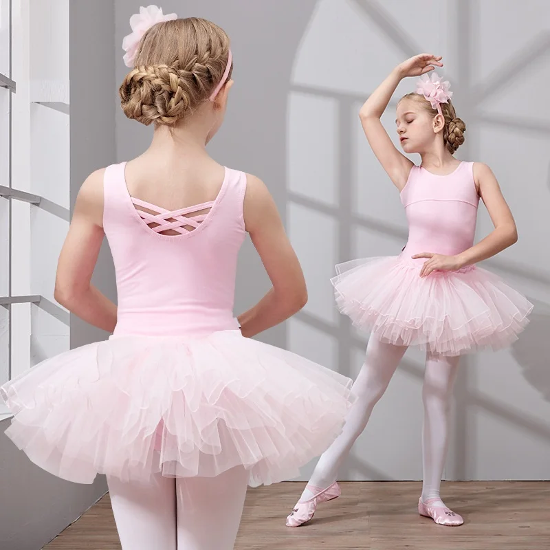 Tanz Kleid für Mädchen, Ärmellose Ballett Dancewear, Kleinkind Ballett Trikot, Ballett Kleid, Tutu Kleid, kinder Tanz Röcke mit Tüll