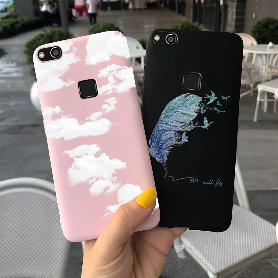 For Cover Huawei P10 Lite Case Colorful Daisy Flowers Floral Painted Matte Cases For Huawei P10Lite Coque WAS-LX1 LX2 LX3 Fundas
