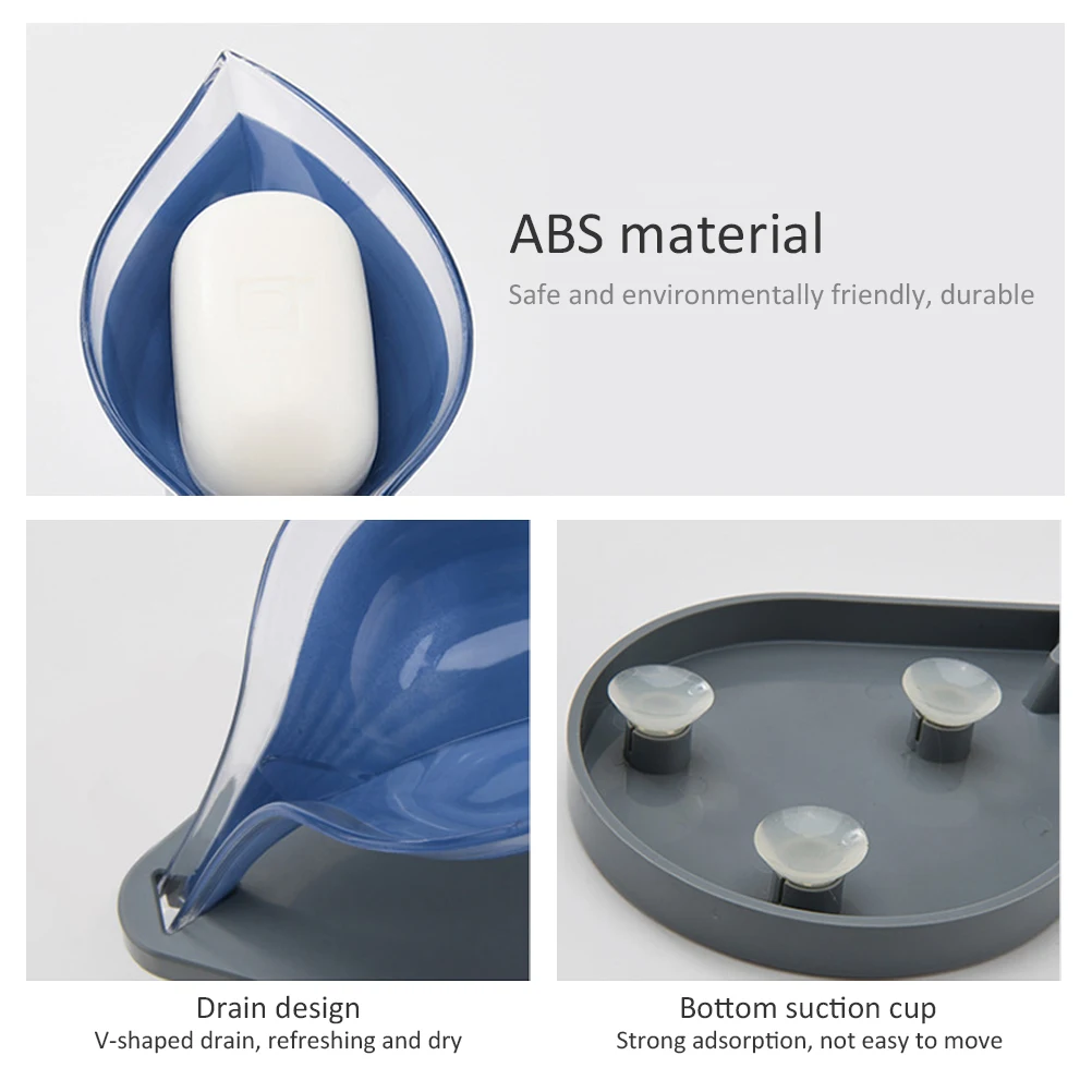 Seife Halter Blatt Form Wc Dusche Tray Ablassen Rack Seife Lagerung Trocknen Rack Reinigung Pinsel Fall Badezimmer Gadgets