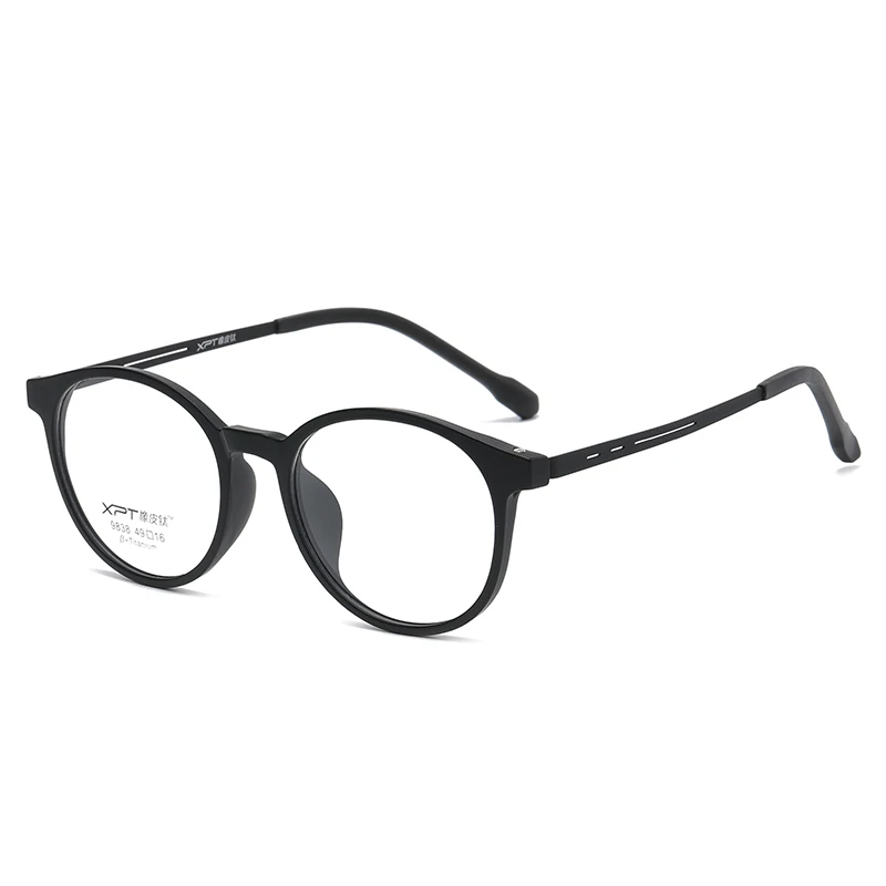 Reven Jate 9838 Women Flexible Frame Pure Titanium Super Light Temple Legs Prescription Eyeglasses Frame Optical Glasses