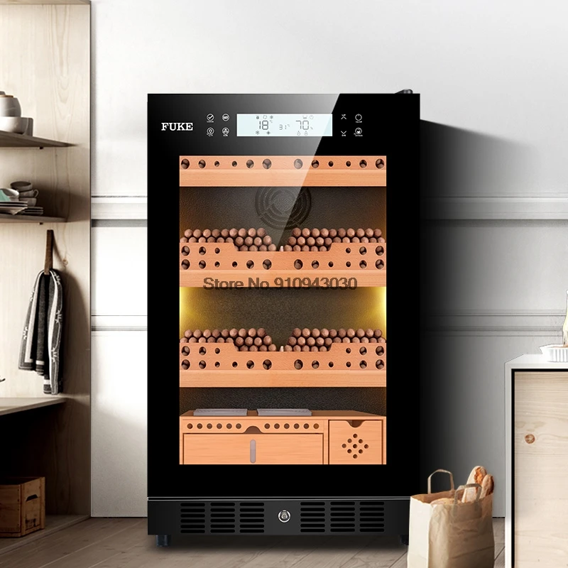 Fuke FK-28C cigar cabinet stepless frequency conversion humidity constant temperature and humidity cigar moisturizing cabinet