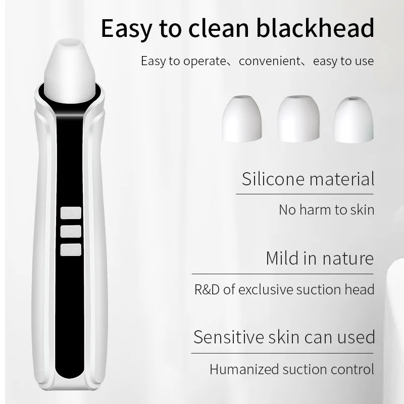 1 pçs sem fio wi fi microscópio câmera rosto cravo sucção a vácuo poros limpador de acne removedor ponto cravo noir extrator