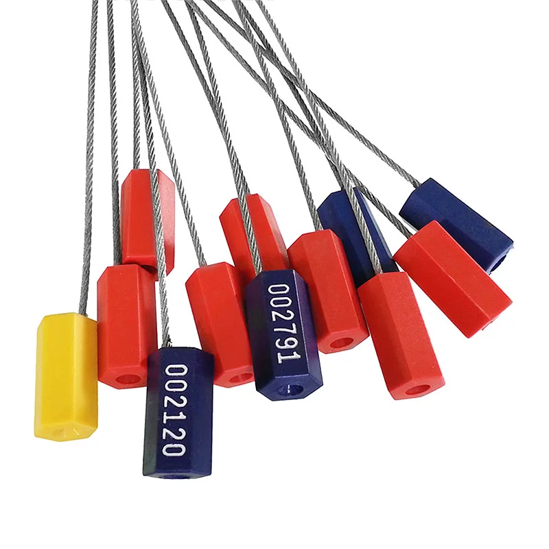 

10 шт., металлический шестиугольный трос с защитой от вскрытия