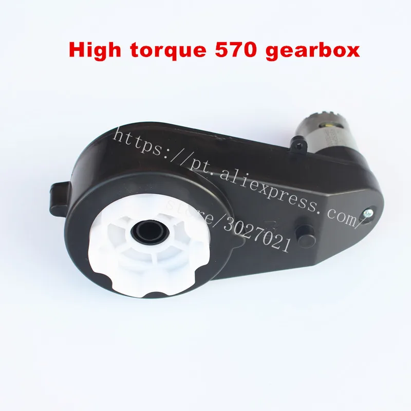 

Children electric car gearbox with high torque 12v / 6v dc motor,high power electric motor with gear box,High speed rs570 motor