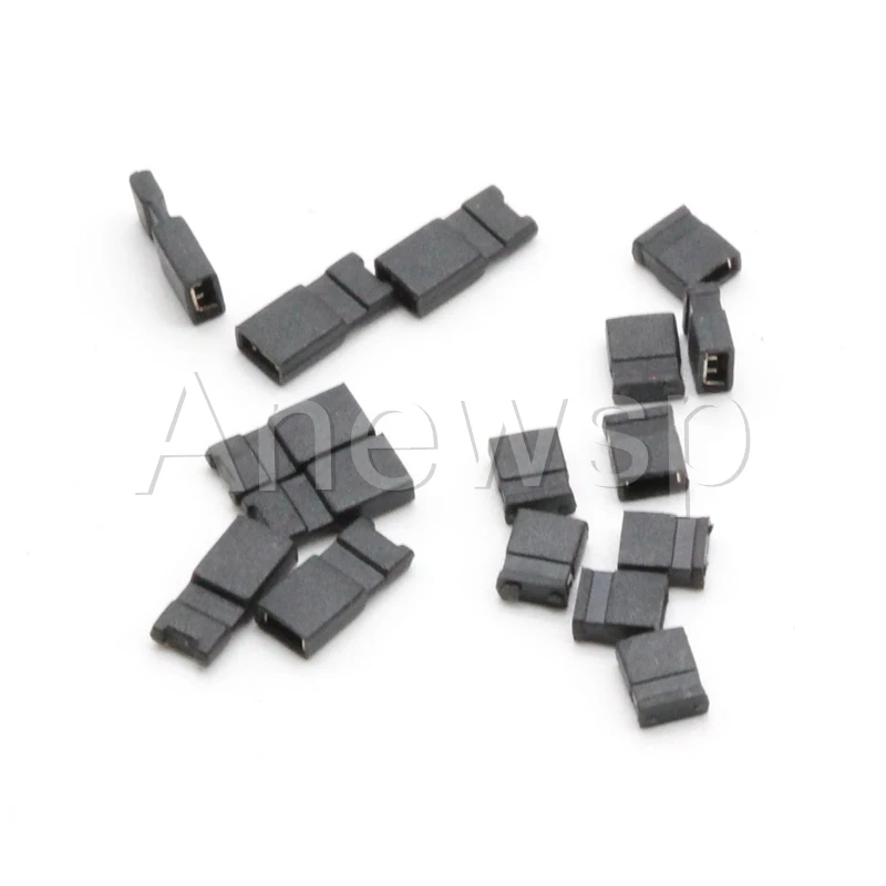 50PCS 1.27mm Pitch Jumper cap/short circuit cap spacing Short / Long Type 1.27 connector row stitch short link jumper