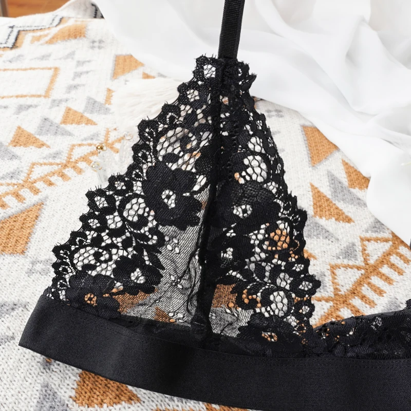 1 Stuks Sexy Bh Voor Vrouw Kant Dunne Ondergoed Vrouwelijke Ongevoerd Transparante Bras Voor Vrouwen Kant Sexy Lingerie Bralette 2022