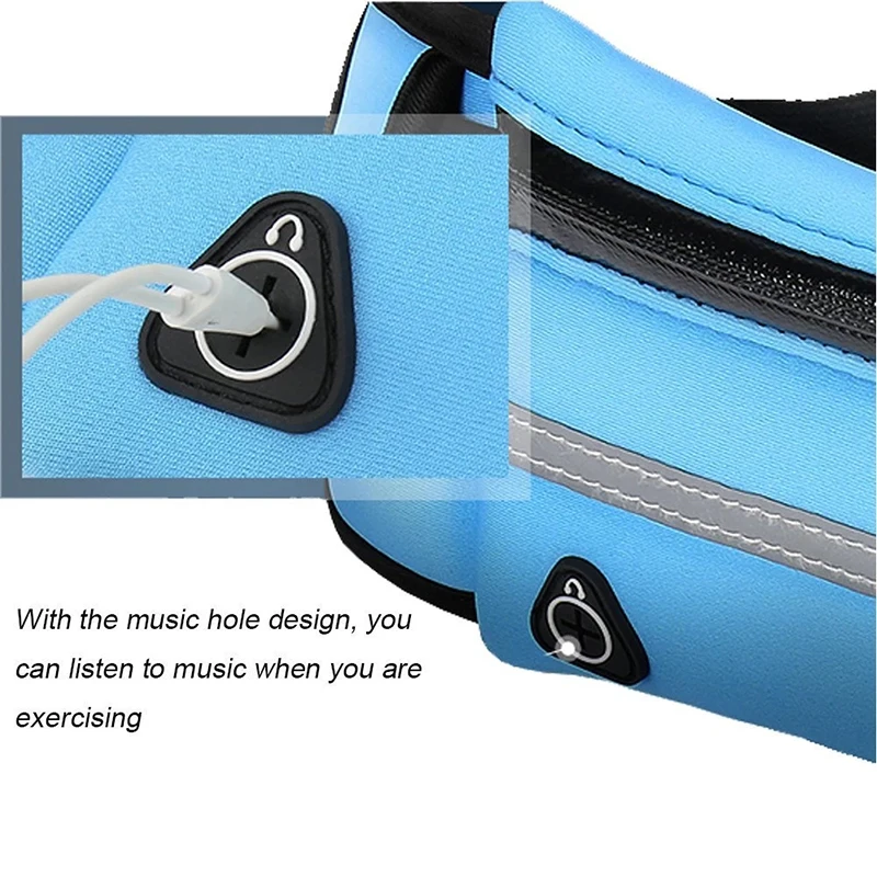 Running Belt Waist Bags Waterproof Sports Bag Jogging Fitness Gym Mobile Phone Bag Outdoor Sport Accessories Pouch Fanny Pack