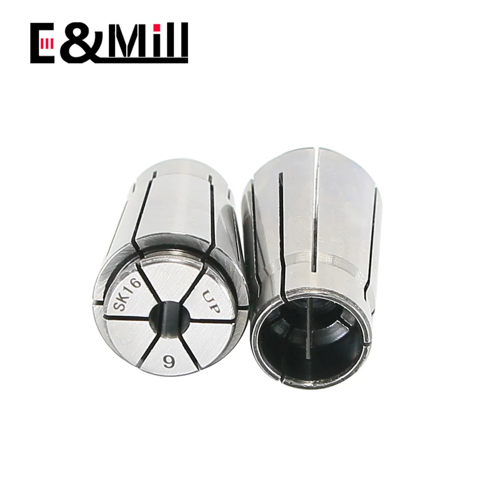 SK16 Collet High Precision 0.003 Collet SK Chuck CNC Lathe Milling Cutter Chuck Collet Tool Holder 3~16mm 1/8 Hole Chuck Collet