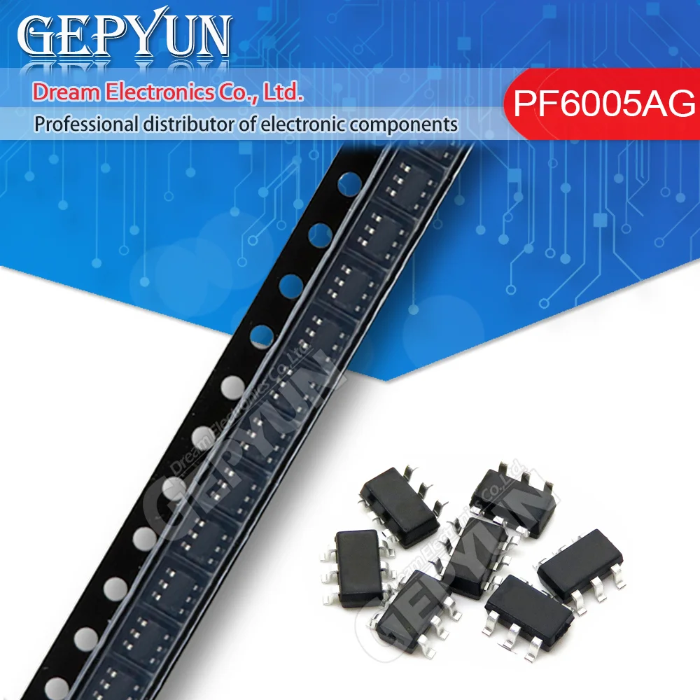 5PCS PF6005AG 6005A SOT23-6 Chipset In Stock