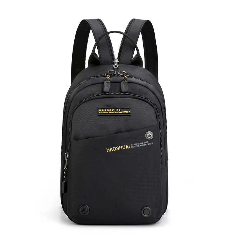 Männer Kleine Rucksack Rucksack Messenger Cross Body Brust Taschen Mehrzweck Military Reise Nylon Männlichen Mode Daypack Rucksack – Detail 27