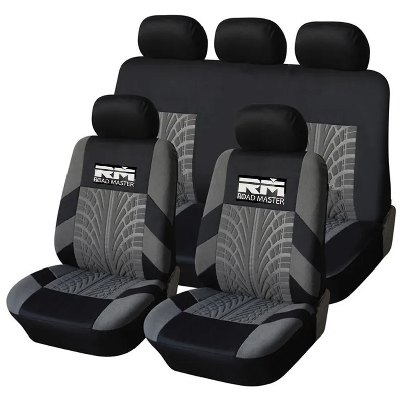 

Universal model car products car interior covers car seat Suitable for five-seat car-shaped protectors with tire track details