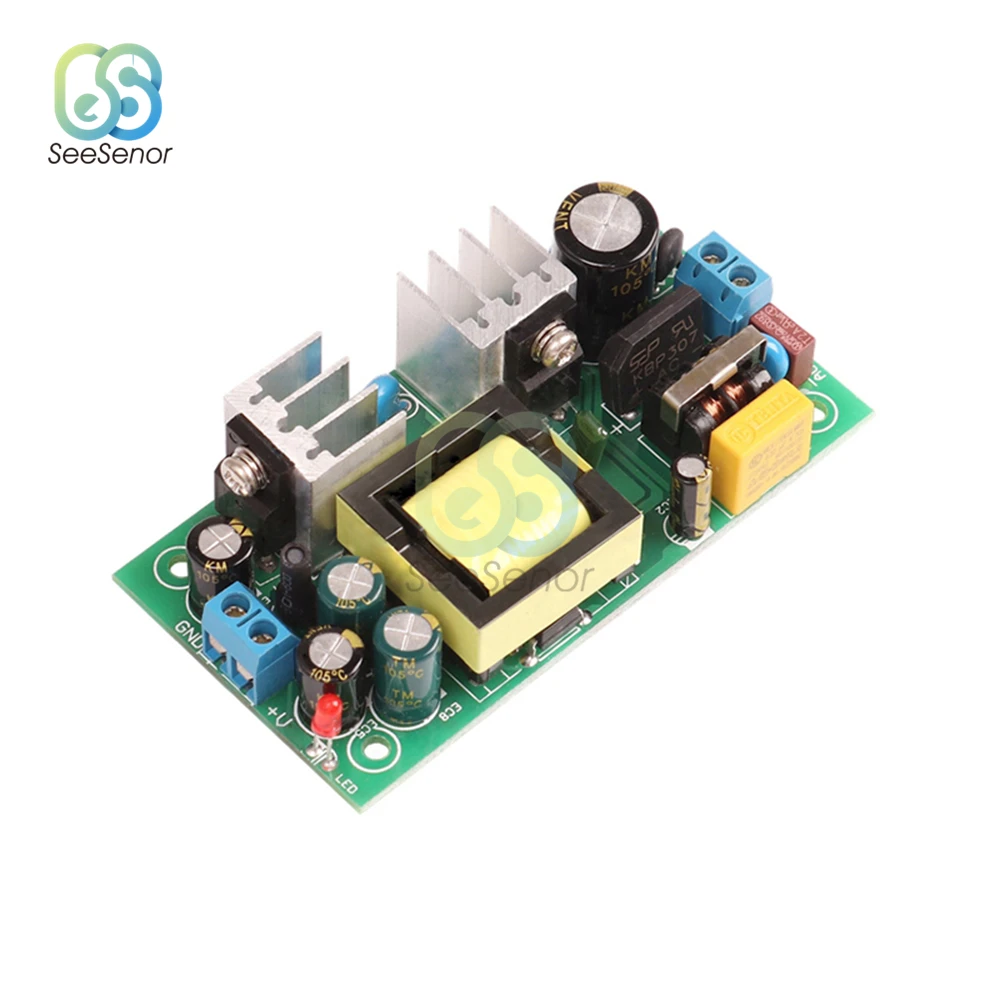 AC-DC 5V 3A 12V 2A 24V 1A Switching Power Supply Module Bare Circuit 220V to 5V 12V 24V Board for Replace/Repair