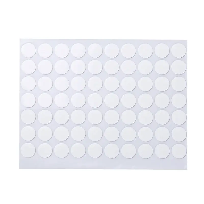 70Pcs Multi-Use Round Sticker Silicone Double-Sided Sticky Dots Self Adhesive Dots Stickers for DIY Craft 20mm