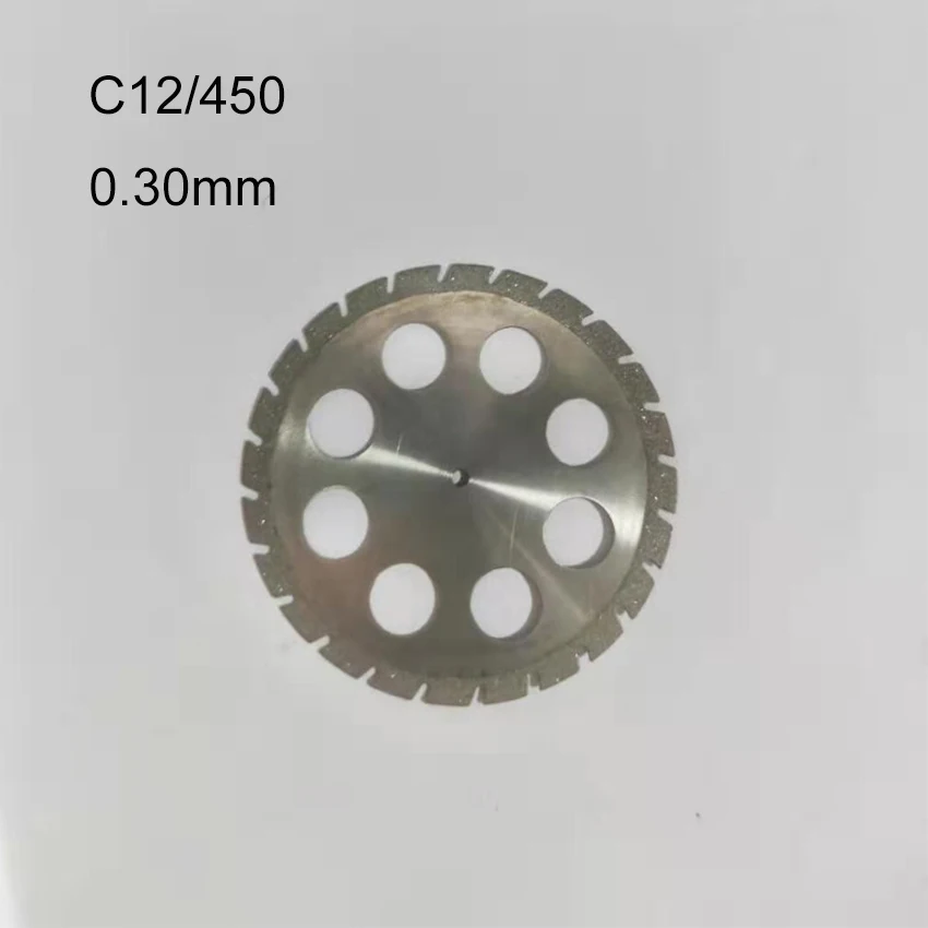 1Piece C12/450 Dental Lab Diamond Double Sided Cutting Disc